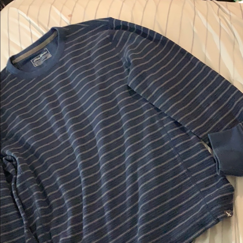 Eddie Bauer striped long sleeve shirt